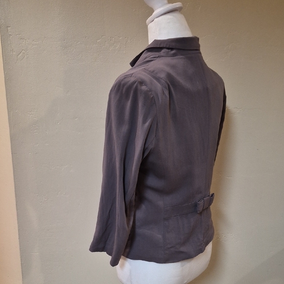 LC Lauren Conrad Mauve Pink Blazer Jacket Single Button Office Professional M - Picture 6 of 11